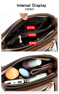 Nuevas Bolsas de Mensajero de Alta Calidad para Mujer, Bolsos de Mano de Cuero PU, Bolsos Cruzados, Bolsos de Hombro de Diseñador para Mujer, Bolsos Tote con Asa Superior - Product Image 6