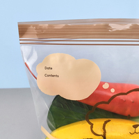 Sacs de stockage des aliments personnalisés en PE à double  Sac de conservation hermétique étanche pour la fraîcheur