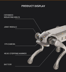 Ce robot quadrupède multifonctionnel, équipé d'un système de reconnaissance automatique, peut être utilisé pour les inspections incendie et les patrouilles de sécurité. - Product Image 6
