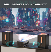 Nouveau projecteur intelligent DLP mini ultra courte focale 2023, haute luminosité, Full HD UST 4K, portable, Android 9, haut-parleurs intégrés