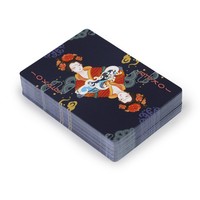 Promotion de cartes à jouer en papier personnalisées moins chères de haute qualité avec boîte en plastique