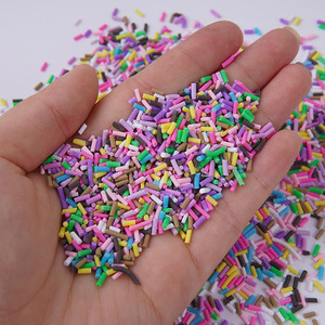 Polymer clay sugar granules DIY food toys dessert cake decoration accessories bubble <b>slime</b> accessories colored pins material kit - Product Image 2