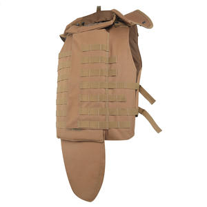 広州メーカークイックリリースバックル600Dナイロンオックスフォード生地砂漠ブラウンセラミックプレート挿入弾道ベスト - Product Image 3