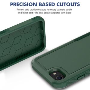 2020/2022 SE Heavy-Duty Dual-Layer Protección robusta Cubierta <span class=keywords><strong>de</strong></span> teléfono resistente a prueba <span class=keywords><strong>de</strong></span> golpes y resistente Funda protectora <span class=keywords><strong>de</strong></span> material <span class=keywords><strong>de</strong></span> TPU PC - Product Image 2