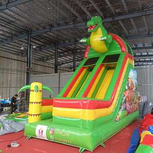 Château gonflable commercial de <span class=keywords><strong>haute</strong></span> qualité de la marque Yibei, 3m x 6m, en PVC, avec toboggan, utilisation intérieure/extérieure, installation facile, 10 personnes - Product Image 4