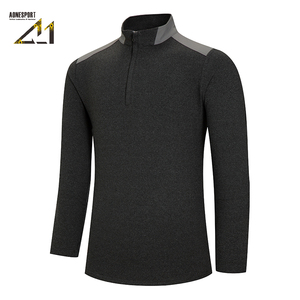 Camiseta Térmica de Manga Larga para Hombre Aonesport, Tejido de Forro Polar, Secado Rápido, Estilo Safari, Corte Regular, Color Sólido - Product Image 5