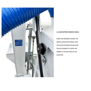 Landwirtschaft Hochwertige Weizen-/Mais-/Reissamen-Auswahl maschine Leistungs starkes Screening Clean - Product Image 6