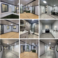 Casa Contenedor Modular Multiestilo, Villa Prefabricada Expandible de Paquete Plano Personalizada para Uso en Oficinas de Construcción y Alojamientos
