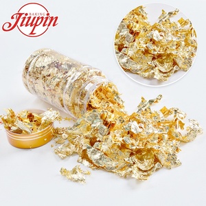 Oferta Especial: Hojuelas de Oro Puro de 2g para Decoración de Pasteles y Alimentos, Láminas de Oro y Plata en Botella - Product Image 3
