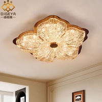 Lampe de plafond LED Shopify pour dropshipping, spectre complet, protection des yeux, lampe en résine en forme de fleur pour chambre à coucher et bureau