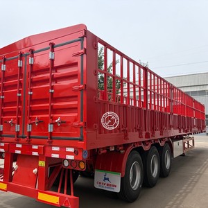 Oferta Especial: Semirremolque de Carga de Acero de 4 Ejes para Transporte de Ganado con Vallas Laterales Reforzadas - Precio de Fábrica - Product Image 6