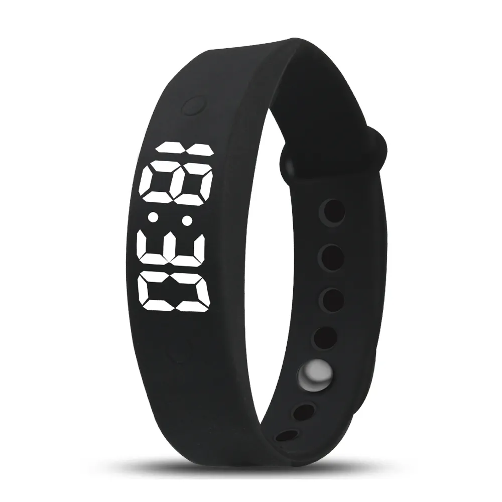 Kids Sport Digital Watch 15 vibrating alarm reminder led watches men wrist fitness band