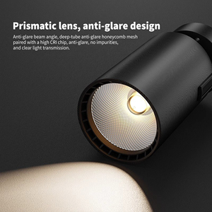 Faretto LED orientabile con design anti-riflesso, senza foratura, per interni di ristoranti. - Product Image 6