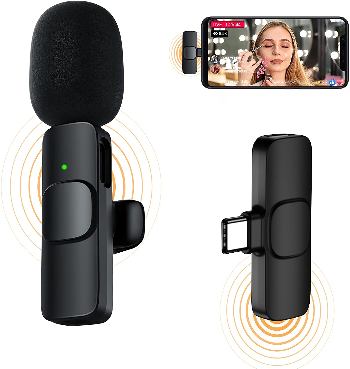 Video Recording Wireless Lavalier Microphone Microphone