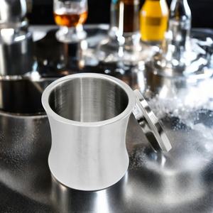 Goodman CS3017 Durable Clear Camping Enfriador de botellas de vino de acero inoxidable con tapa de plástico para bebidas Cerveza y para almacenamiento - Product Image 3