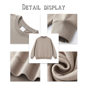 Sudaderas Extra Grandes con Logotipo Personalizado, Estilo Nuevo, para Hombre, Hombros Caídos, Casuales, Unisex, Moda Urbana, Personalizables, 100% Algodón - Product Image 3