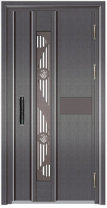 Cửa an ninh bằng thép không gỉ chống trộm cổng biệt thự với bề mặt hoàn thiện tùy chỉnh màu sắc và kích thước Bảo hành 3 năm - Product Image 6