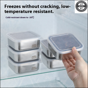 กล่องเตรียมอาหารสแตนเลส 304 พร้อมฝาปิด ป้องกันการรั่วซึม <span class=keywords><strong>ใช้</strong></span>กับไมโครเวฟได้ สำหรับอาหารร้อนและเย็น รับทำโลโก้ตามสั่ง ขายส่ง - Product Image 4