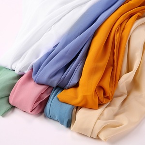 Sciarpa in Chiffon <span class=keywords><strong>da</strong></span> donna musulmana a buon mercato sciarpa in tinta unita - Product Image 6