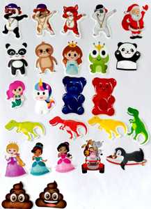 Perban kartun desain PE Breathable berbentuk kustom plester luka perekat medis pita berbentuk aman-Aids - Product Image 4