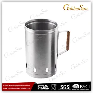 Новое поступление, пожарный стартер из нержавеющей стали, корзина, угольный дымоходный стартер - Product Image 6