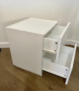 Phòng ngủ nordic hai ngăn kéo bằng gỗ stackable cạnh giường ngủ hiện đại giường nhỏ bên cuối đêm bàn đầu giường cho đồ nội thất phòng khách - Product Image 4
