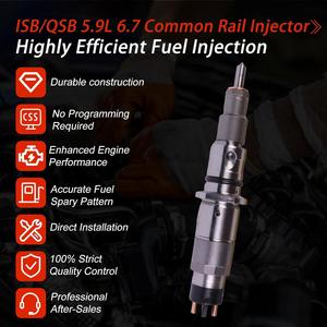 Injecteur de carburant 6754-11-3011 0445120231 pour moteur diesel 6D107, pièces de rechange pour machines de construction, réparation d'excavatrices, marque OEM - Product Image 3