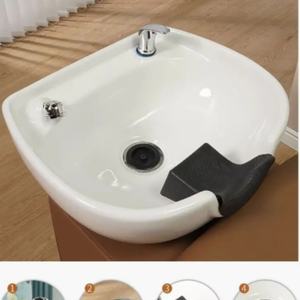 Luxury Barber Shop <b>Furniture</b> Shampoo Bed Sink Hair <b>Salon</b> Lay Down Washing Basin for Hair <b>Salon</b> Shampoo Chair - Product Image 6