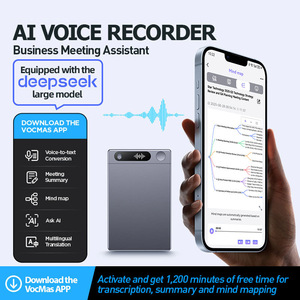 Enregistreur vocal IA personnalisé compatible API ouvert, dispositif d'enregistrement sonore <span class=keywords><strong>ultra</strong></span>-fin pour téléphone, idéal pour les réunions, approvisionnement direct usine, OEM - Product Image 2