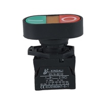 XDL21-EBW8365 Bouton poussoir momentané rouge vert marche-arrêt 10A 220V