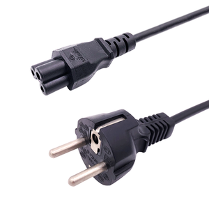 Cable de Alimentación Europeo de PVC de 3 Pines, Tipo Moldeado, 16A, 220V, Enchufe Recto, IP20, Uso Residencial, Alta Calidad, con Certificación CE - Product Image 5