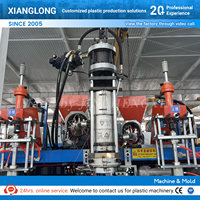 Machine de soufflage de bouteilles d'huile en HDPE/PP avec moteur pour la production de contenants de 1L à 5L, système de contrôle servo-hydraulique