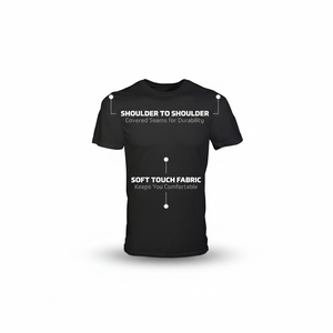 Eleva tus conceptos básicos con esta elegante Camiseta de cuello redondo Camiseta con logotipo personalizado de ajuste a medida para ropa informal contemporánea - Product Image 1