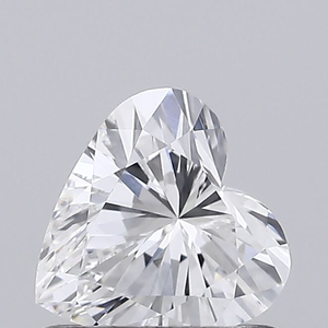 Diamante Suelto Cultivado en Laboratorio CVD, Corte Corazón, Blanco Plata Intenso, Certificado IGI, VVS, Limpio a la Vista, Gema Brillante, Joyería Fina - Product Image 1