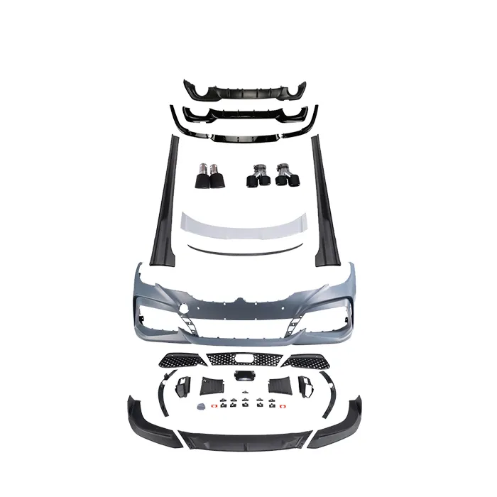 YOFER 브랜드 디자인 수정 자동차 스플리터 디퓨저 립 바디킷 스포일러 범퍼 BMW3 시리즈