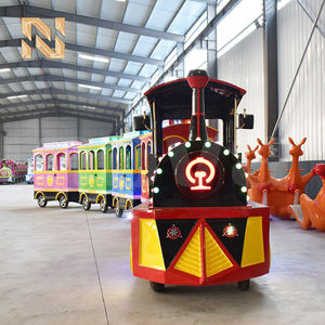 NOVA RIDES Train électrique sans rails 24 places 3kW Train touristique avec une autonomie <span class=keywords><strong>de</strong></span> 100 km Manège pour centres commerciaux Parcs CE - Product Image 2