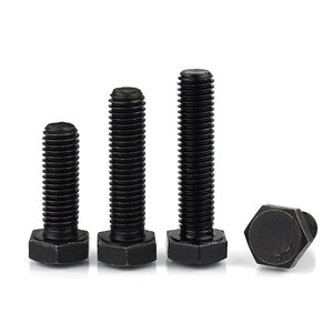 สกรูหัวหกเหลี่ยมเหล็กชุบฟอสเฟตสีดำ M4-M20 ราคาถูกสำหรับงานไม้ ขายส่ง - Product Image 2
