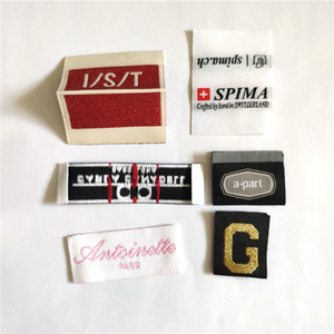 <span class=keywords><strong>Étiquette</strong></span> tissée auto-adhésive personnalisée en damassé imprimé numériquement, écologique, pour vêtements, vente en gros de Chine - Product Image 4