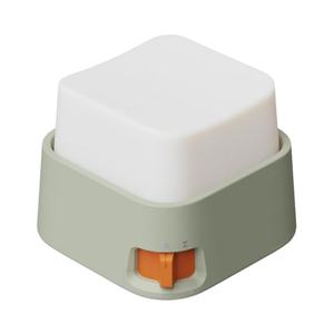 Veilleuse LED à bouton, lampe créative à lumière blanc chaud et intensité réglable avec autocollants DIY amusants pour la maison, le bureau et les chambres - Product Image 1