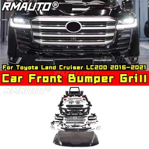 Parrilla Delantera y Alerón Trasero para Toyota Land Cruiser LC200 2016-2021, Kit de Carrocería, Accesorios para Auto - Product Image 2