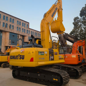 Best Selling Used Komatsu PC210LC Excavator 21 Ton Operating <b>Weight</b> Secondhand Construction <b>Machinery</b> From China - Product Image 1