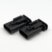1-1564559-1 Connecteurs automobiles étanches 4P à contact nickelé, boîtier PBT GF30, IP67, en stock