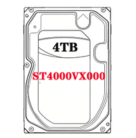 Disque dur interne de surveillance ST4000VX000 4 To, 3,5 pouces, SATA 6 Gb/s, 5900 tr/min, 64 Mo de cache, pour système de sécurité CCTV NVR DVR