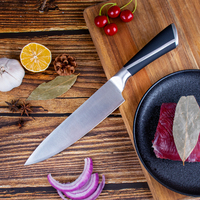 Ensemble de couteaux de cuisine STELLAR de haute qualité, 100% qualité alimentaire, faciles à nettoyer, 7 pièces, en acier inoxydable, manche creux ambidextre