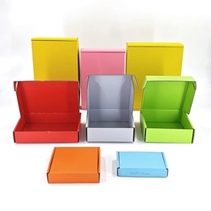 Tùy chỉnh sóng vận chuyển bưu phẩm Hộp bao bì với logo cho quần áo Túi mỹ phẩm Sản phẩm điện thoại - Product Image 1