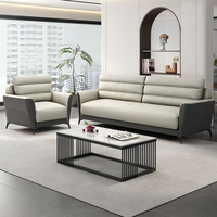 Mobilier de bureau moderne luxueux Mobilier commercial Canapé de direction Mobilier de bureau Ensemble de canapés de bureau moderne