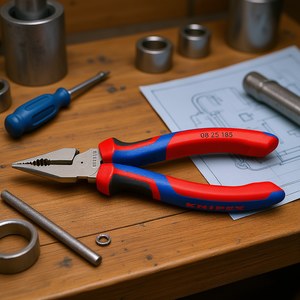 Pince Knipex 08 25 185 à tête pointue fabriquée en Allemagne - Product Image 2