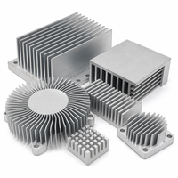 Radiateur en aluminium sur mesure |   Réponse rapide en 1h |   Ailette usinée avec précision par CNC pour boîtier d'alimentation électronique