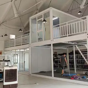 Foldable Building 2 Bedroom Portable Modular Home 20ft 40ft Expandable Folding Container House And Other House