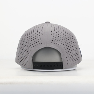 หมวกเบสบอลทรงสปอร์ต 6 แผง ตัดด้วยเลเซอร์ ทำจากโพลีเอสเตอร์ ปักลายแบบทอ ขอบโค้ง ลายทั่วไป สไตล์อเมริกัน แฟชั่นทันสมัย เหมาะสำหรับกิจกรรมกลางแจ้ง - Product Image 5